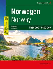 freytag & berndt Autoatlas Norwegen 1:250.000