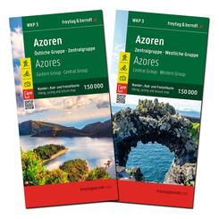 freytag & berndt Wanderkarten-Set Azoren 1:50.000