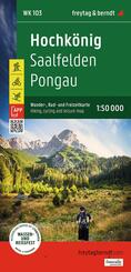 freytag & berndt Wanderkarte WK 103 Hochk&ouml;nig, Saalfelden - Pongau 1:50.000