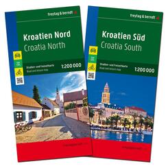 freytag & berndt Stra&szlig;enkarte Kroatien Set 1:200.000
