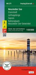 freytag & berndt Wanderkarte Neusiedler See, Eisenstadt - Leithagebirge - Rust - Sopron - Nationalpark Neusiedler See - Seewinke 1:50.000