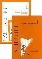 Harfenschule. Eine Einf&uuml;hrung in die Kunst des Harfenspiels f&uuml;r kleine Leute / Harfenschule. Eine Einf&uuml;hrung in die Kunst des Harfenspiels f&uuml;r kleine Leute + Spielheft