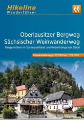 Wanderf&uuml;hrer Oberlausitzer Bergweg - S&auml;chsischer Weinwanderweg