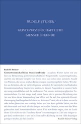 Geisteswissenschaftliche Menschenkunde