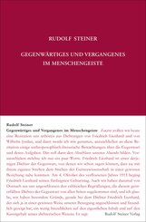 Gegenwärtiges und Vergangenes im Menschengeiste