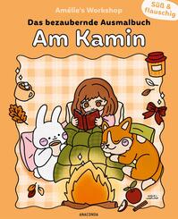 S&uuml;&szlig; und flauschig: Am Kamin - das bezaubernde Ausmalbuch