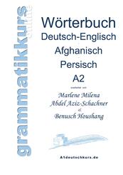 W&ouml;rterbuch Deutsch-Englisch-Afghanisch-Persisch A2