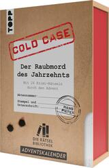 Die R&auml;tselbibliothek. Adventskalender - Cold Case: Der Raubmord des Jahrzehnts: Mit 24 Krimi-R&auml;tseln durch den Advent