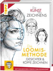 Die Kunst des Zeichnens. Die Loomis-Methode. Gesichter & Köpfe zeichnen