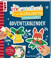 Das Adventskalender-Verbastelbuch f&uuml;r die Allerkleinsten. Schneiden und Kleben. T&uuml;rkranz