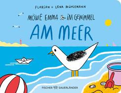 M&ouml;we Emma im Gewimmel: Am Meer