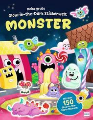 Meine gro&szlig;e Glow-in-the-Dark-Stickerwelt - Monster
