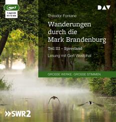 Wanderungen durch die Mark Brandenburg.Tl.3,1 Audio-CD, 1 MP3