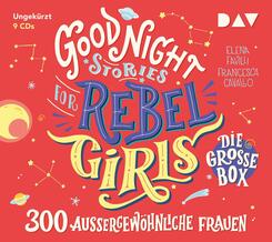 Good Night Stories for Rebel Girls - Die gro&szlig;e Box,9 Audio-CD