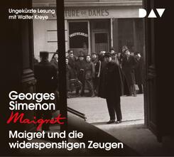 Maigret und die widerspenstigen Zeugen,4 Audio-CD
