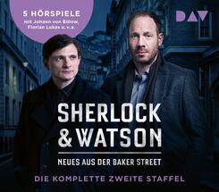 Sherlock & Watson - Neues aus der Baker Street. Die komplette zweite Staffel,10 Audio-CD