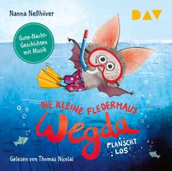 Die kleine Fledermaus Wegda - Teil 2: Wegda planscht los,1 Audio-CD