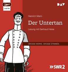 Der Untertan,2 Audio-CD, 2 MP3