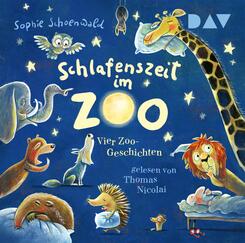 Schlafenszeit im Zoo. Vier Zoo-Geschichten,1 Audio-CD