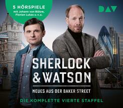 Sherlock & Watson - Neues aus der Baker Street. Die komplette vierte Staffel,10 Audio-CD