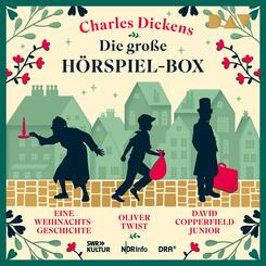 Die gro&szlig;e H&ouml;rspiel-Box - Eine Weihnachtsgeschichte, Oliver Twist, David Copperfield Junior,4 Audio-CD
