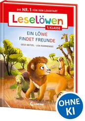 Lesel&ouml;wen 1. Klasse - Ein L&ouml;we findet Freunde (Gro&szlig;buchstabenausgabe)