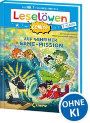 Lesel&ouml;wen Comics 2. Klasse - Auf geheimer Game-Mission