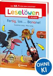 Lesel&ouml;wen 1. Klasse - Jim ist mies drauf - Fertig, los...Banane!