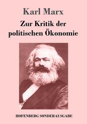 Zur Kritik der politischen &Ouml;konomie