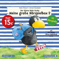 Der kleine Rabe Socke - Meine gro&szlig;e H&ouml;rspielbox 2,Audio-CD