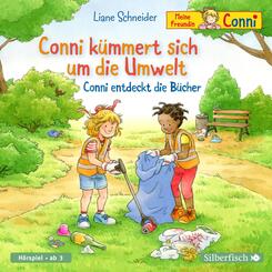Conni k&uuml;mmert sich um die Umwelt / Conni entdeckt die B&uuml;cher,1 Audio-CD