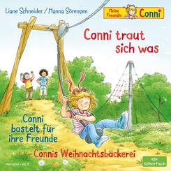 Conni traut sich was / Conni bastelt f&uuml;r ihre Freunde / Connis Weihnachtsb&auml;ckerei,1 Audio-CD