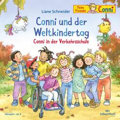 Conni und der Weltkindertag / Conni in der Verkehrsschule,1 Audio-CD