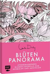 Bl&uuml;ten-Panorama | Atemberaubendes Blumen-Leporello zum Ausmalen und Aufstellen
