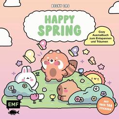 Happy Spring - Cozy Ausmalbuch zum Entspannen und Tr&auml;umen