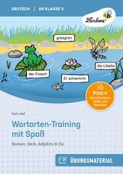 Wortarten-Training mit Spa&szlig; - Nomen, Verb,