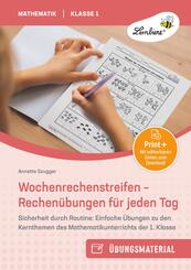 Wochenrechenstreifen - Rechen&uuml;bungen f&uuml;r jeden Tag