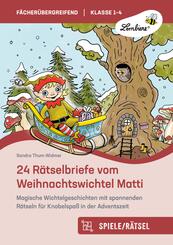 24 R&auml;tselbriefe vom Weihnachtswichtel Matti