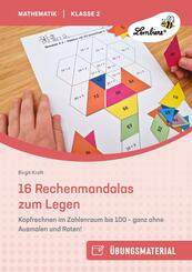 16 Rechenmandalas zum Legen