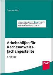 Arbeitshilfen f&uuml;r Rechtsanwaltsfachangestellte