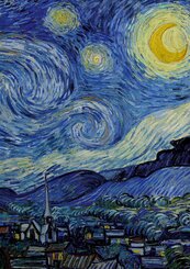 Vincent van Gogh 'Sternennacht' - Notizbuch A5 gepunktet - 100 Seiten 90g/m&sup2; - Soft Cover - FSC Papier