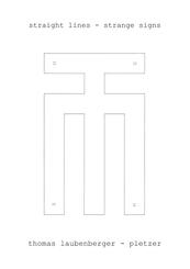 straight lines - strange signs