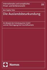 Die Auslandsbeurkundung