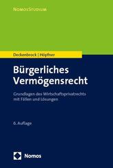 B&uuml;rgerliches Verm&ouml;gensrecht