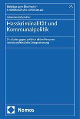 Hasskriminalit&auml;t und Kommunalpolitik
