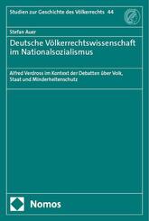 Deutsche V&ouml;lkerrechtswissenschaft im Nationalsozialismus