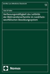 Verfassungsm&auml;&szlig;igkeit des Leitbilds der Mehrverdienerfamilie im nordrhein-westf&auml;lischen Besoldungssystem