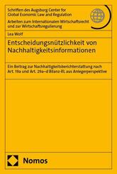 Entscheidungsn&uuml;tzlichkeit von Nachhaltigkeitsinformationen