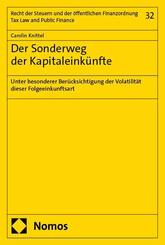 Der Sonderweg der Kapitaleink&uuml;nfte