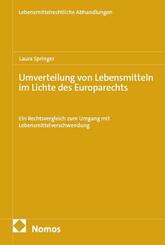 Umverteilung von Lebensmitteln im Lichte des Europarechts